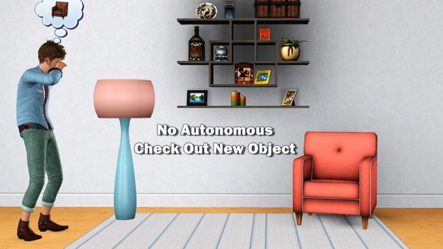No Autonomous "Check out new object" Mod