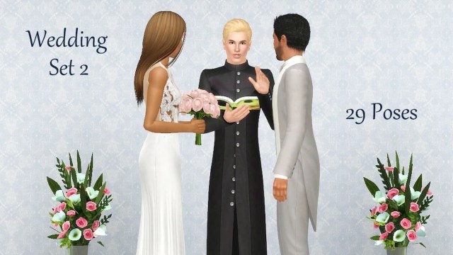 Wedding Pose Mod in The Sims 3
