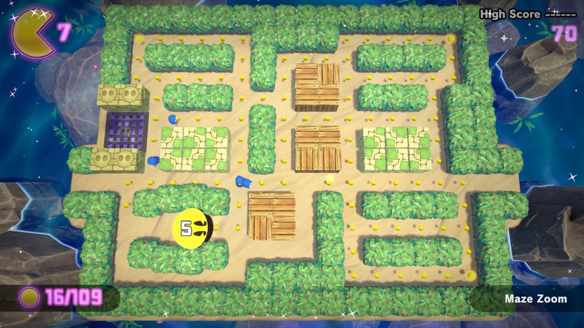 Pac-Man World Re-Pac bonus maze