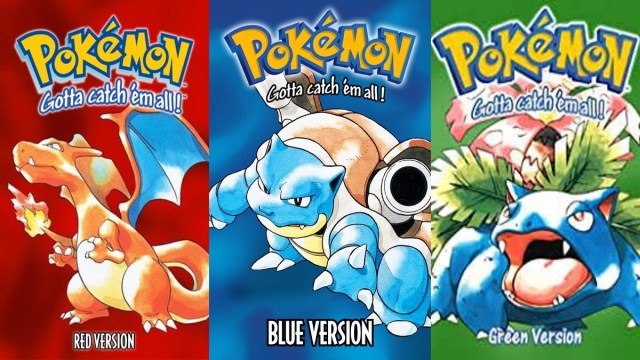 Pokemon Red, Blue and Green Versions