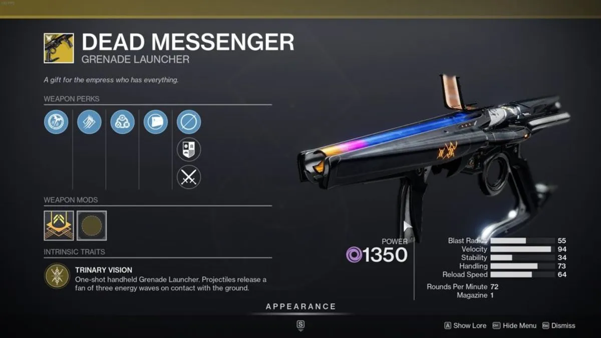 destiny 2 dead messenger