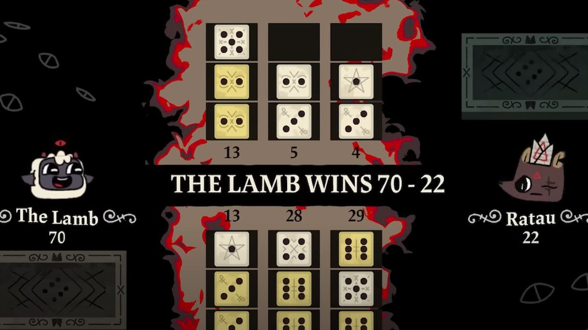 How to Play Knucklebones in Cult of the Lamb