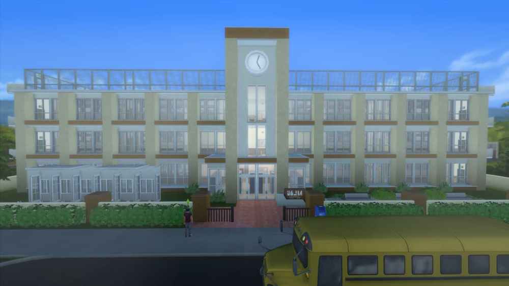 The Sims 4 high school build