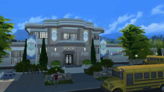 The Sims 4 High School Lot