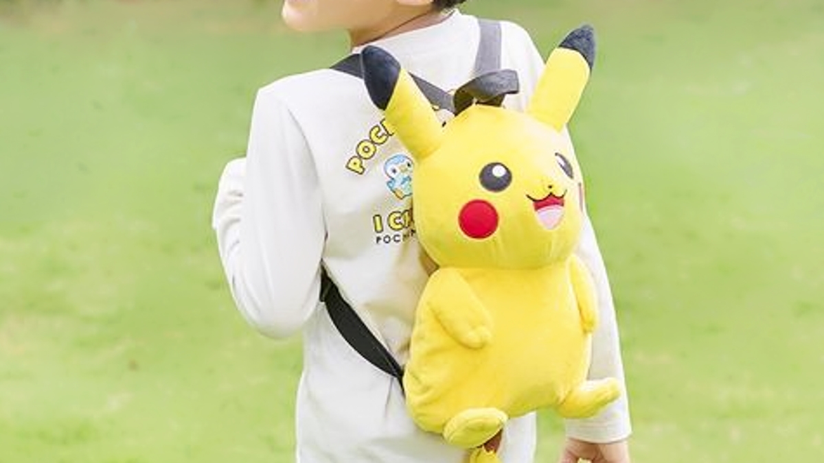 pokemon plush backpack pikachu