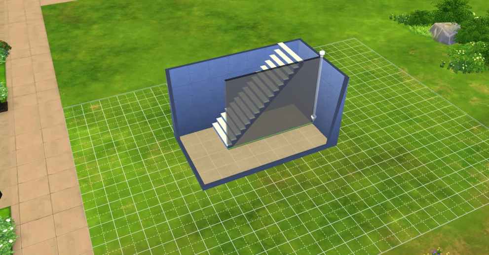 deleting and rebuilding the wall in sims 4