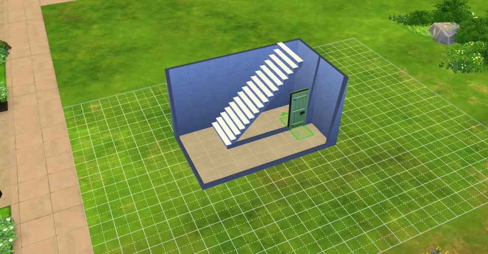 how to make cupboard under stairs in sims 4