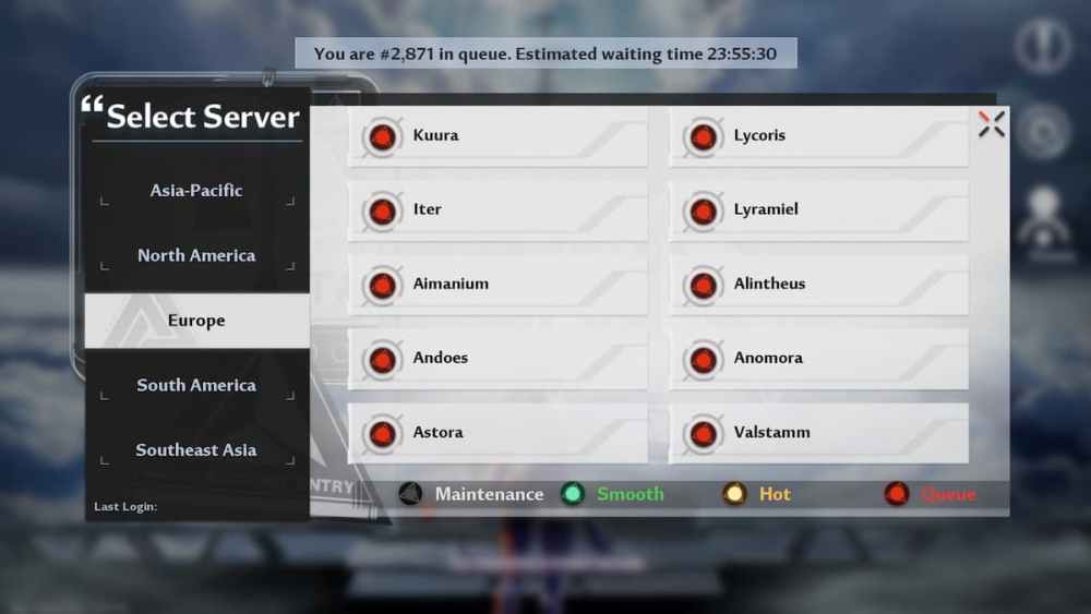 Tower of Fantasy server status