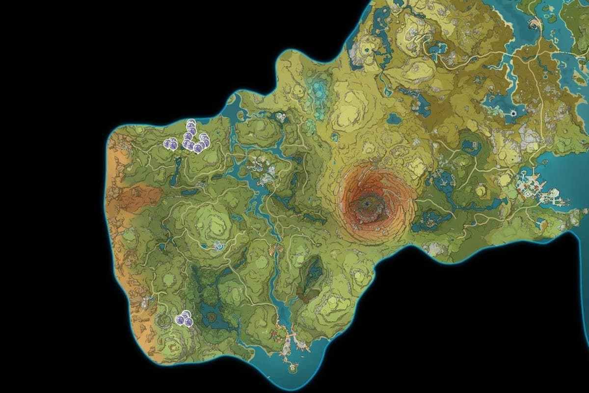 Vivari Map Where to Get Viparyas in Genshin Impact - Twinfinite