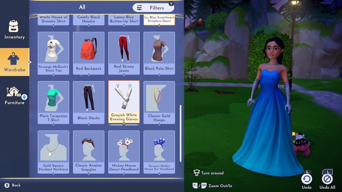 Disney Dreamlight Valley character customization