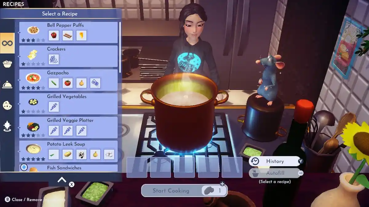 How to unlock additional recipes in Disney Dreamlight Valley