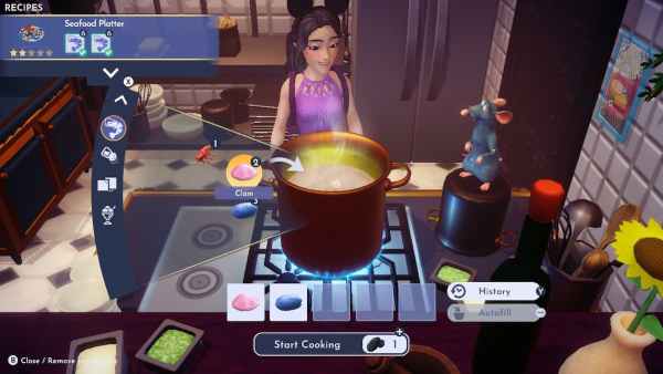 Seafood Platter ingredients Disney Dreamlight Valley