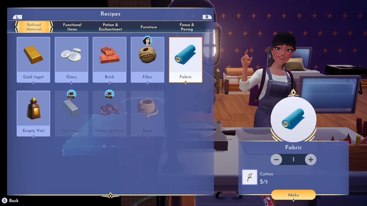 How To Make Fabric in Disney Dreamlight Valley Twinfinite