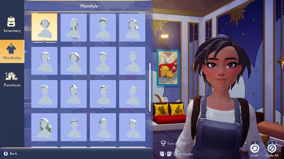 Option 13 in Disney Dreamlight Valley Haircuts