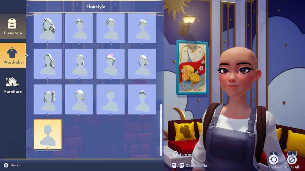 Option 37 in Disney Dreamlight Valley Haircuts