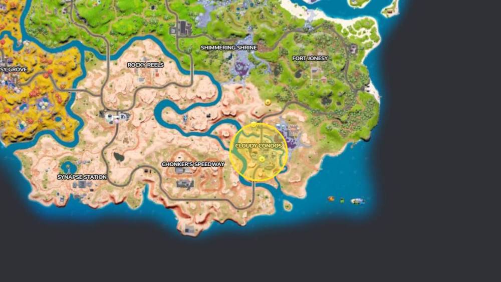 Cloudy Condos Location in Fortnite Chapter 3 Season 4