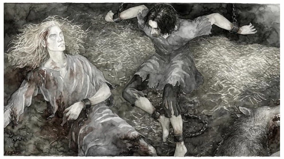 Finrod's death in The Silmarillion