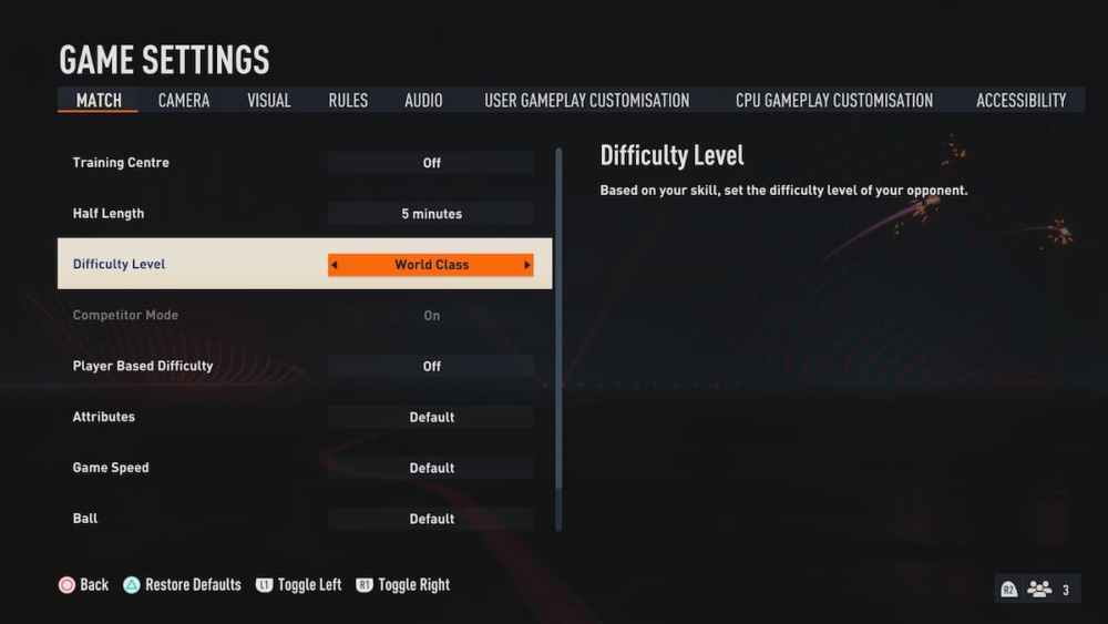 How to Change Difficulty in FIFA 23