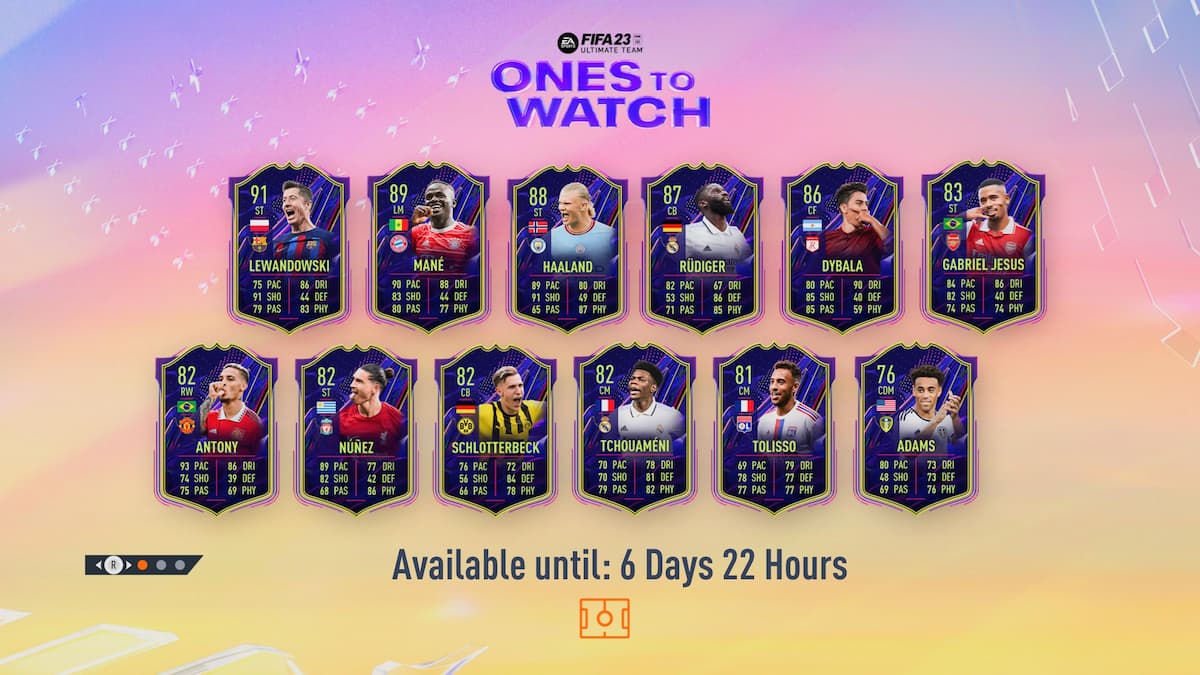 How to Get Ones to Watch Players in FIFA 23; All OTW Player Cards