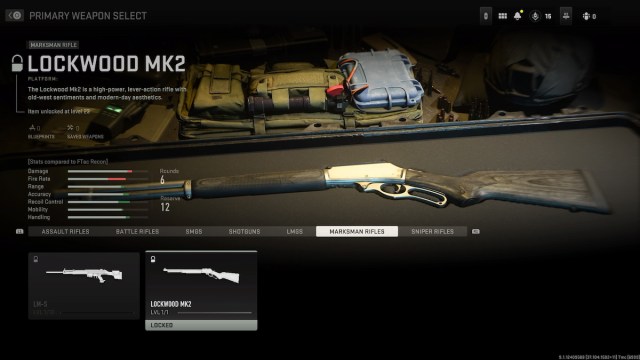 Lockwood MK2 Marksman Rifle
