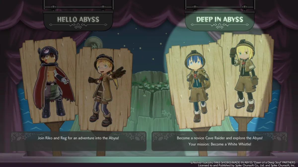 How to Start Deep in Abyss Mode in Made in Abyss Binary Star