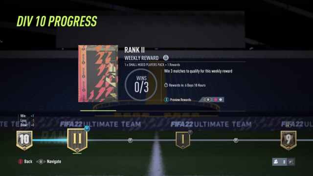 FIFA 23 division rivals progression route