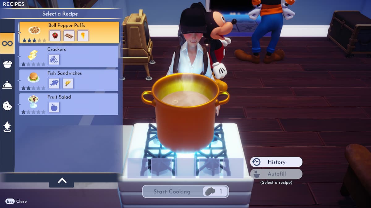 How to cook and gather ingredients in Disney Dreamlight Valley