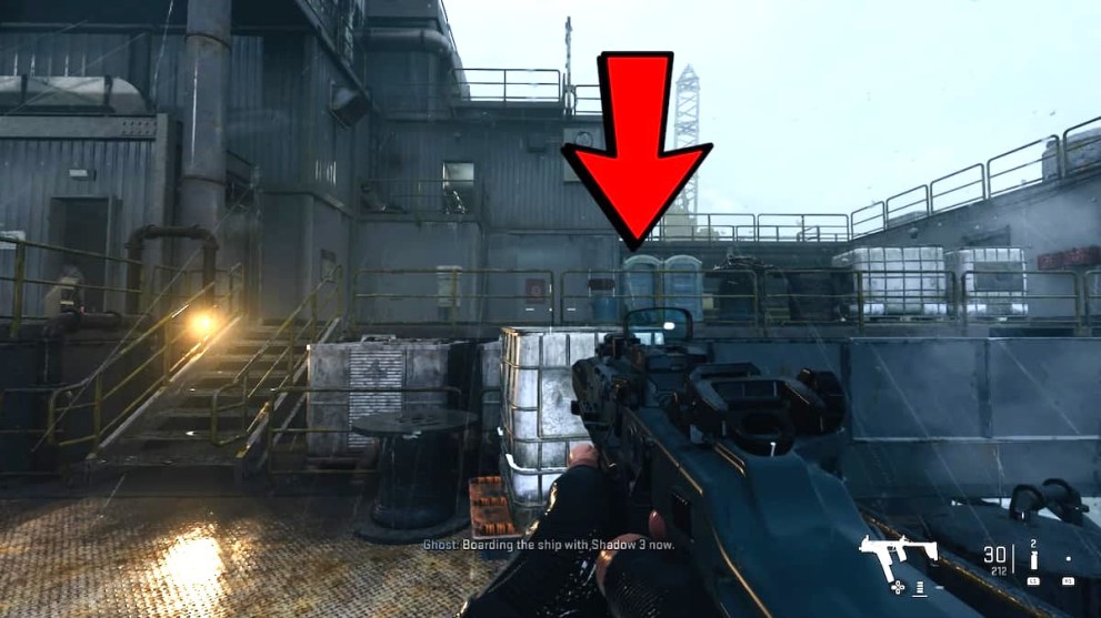 Locating the porta-potty in Modern Warfare 2 Campaign