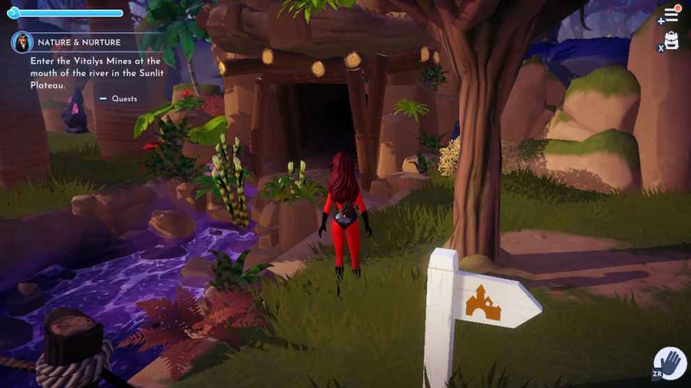 Entering the Vitalys Mines in Disney Dreamlight Valley