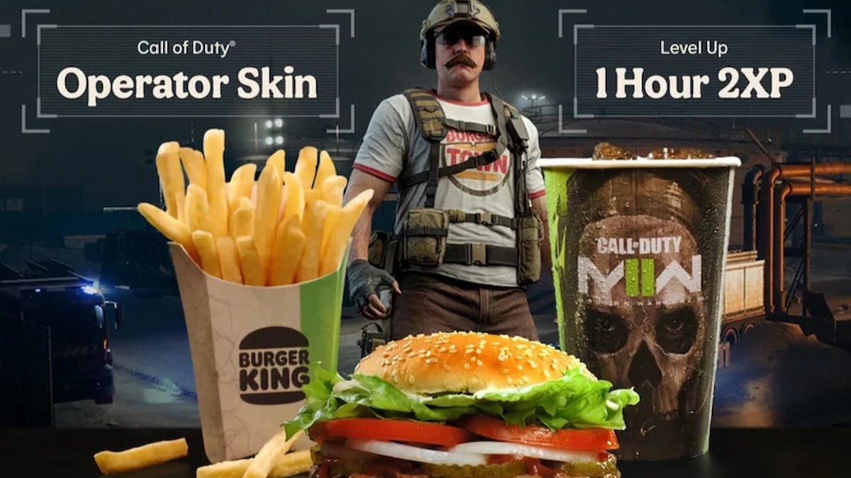Burger King Operator Skin and Double XP Rewards