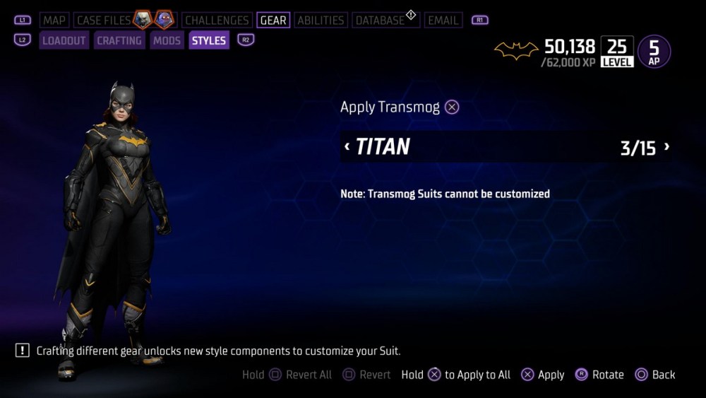 Batgirl Gotham Knights Titan