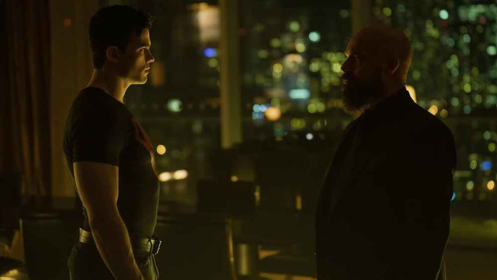Conner and Lex Luthor in Titans; Photograph Courtesy of HBO Max