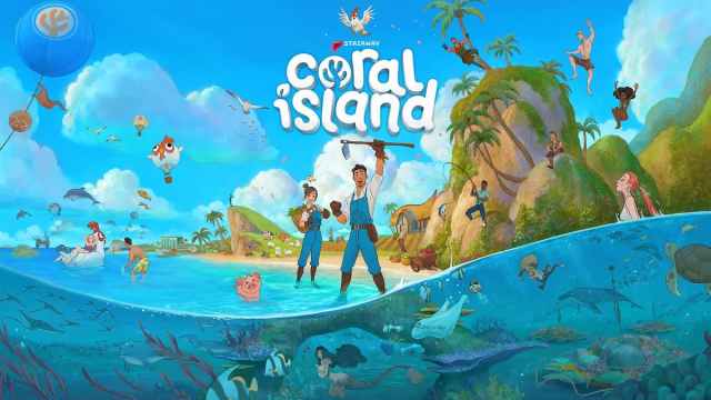 Coral Island title screen xbox game pass