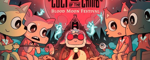 Cult of the Lamb Blood Moon Festival Key Art