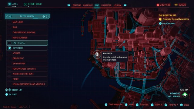 Heywood Ripperdoc All Cyberpunk 2077 Legendary Cyberware Locations
