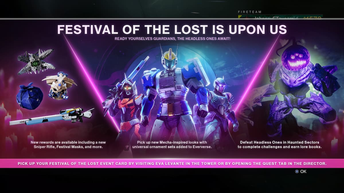 Destiny 2 Festival of the Lost 2022 in-game screenshot