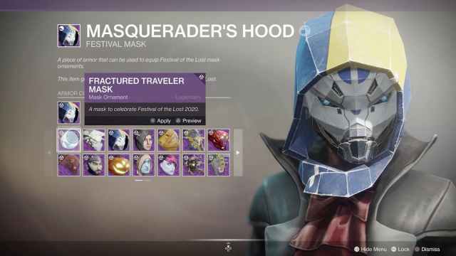 How to Equip Masks in Destiny 2