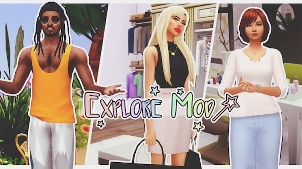 Sims explore mod