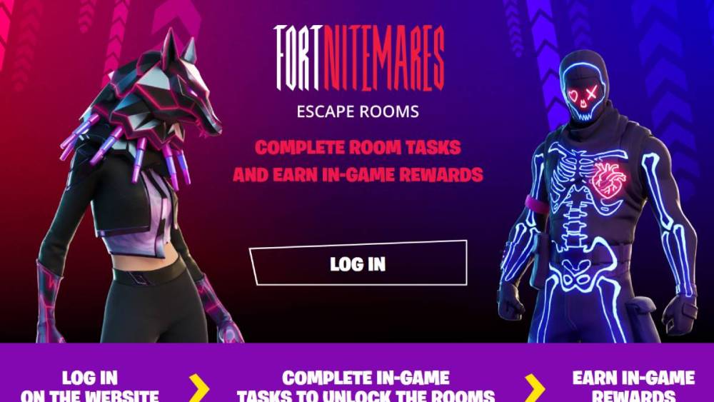 How To Participate In Fortnitemares Escape Rooms Event