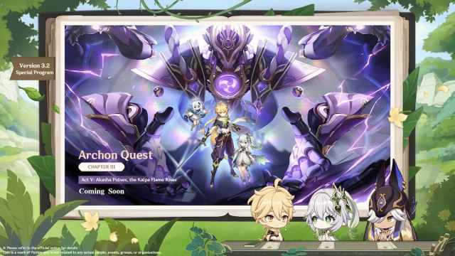 Genshin Impact 3.2 Livestream - New Archon and Story Quests