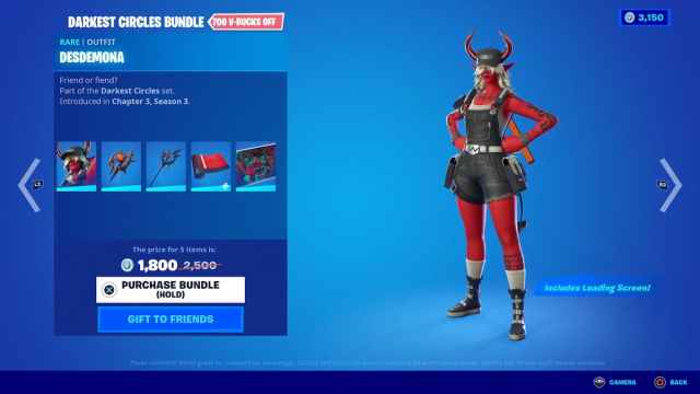 How To Get Fortnite Desdemona Skin & Its Price