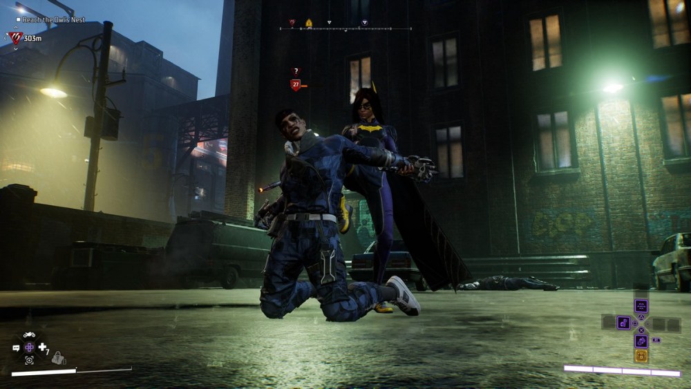Interrogating Criminals in Gotham Knights