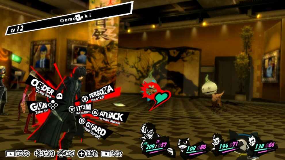 combat in persona 5 royal