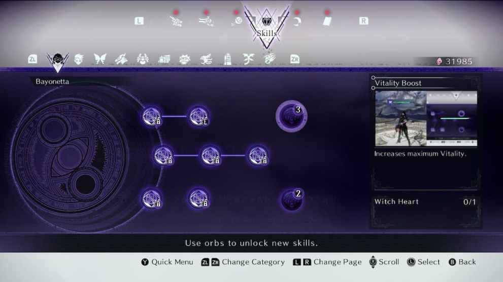 using witch hearts in bayonetta 3