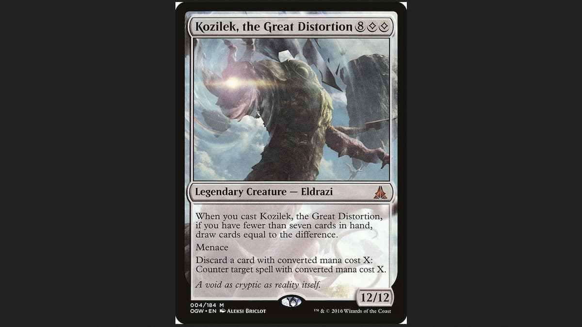 Kozilek, The Great Distortion Commander Deck – Eldrazi EDH – 100 Cards – SP-NM