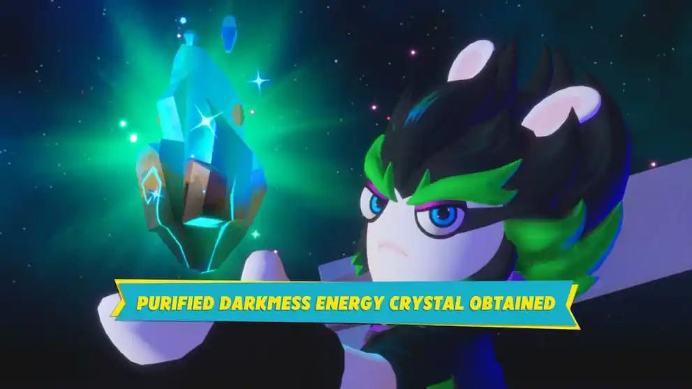Purified Darkmess Energy Crystal obtained after defeating the first boss.
