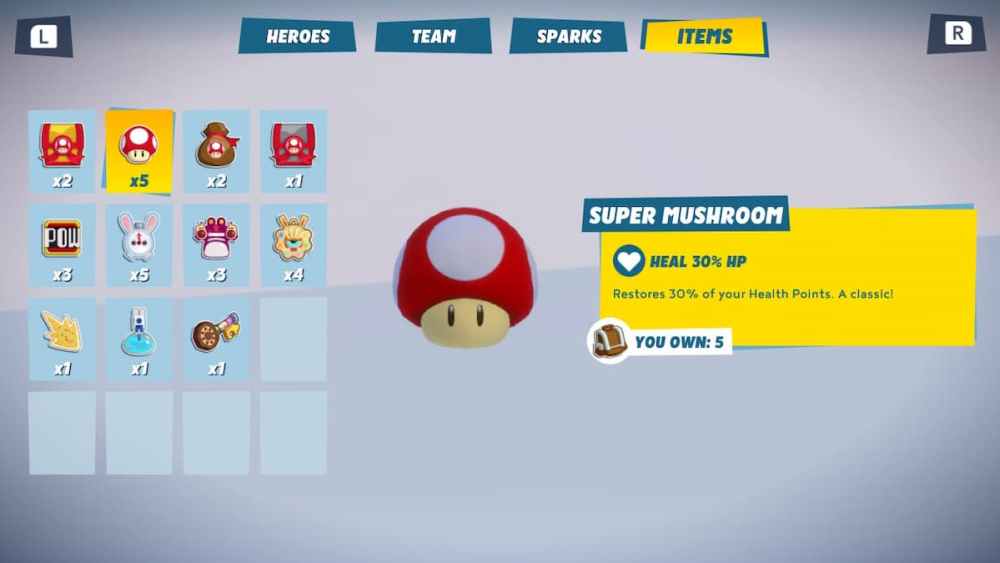 best items to buy first in Mario + Rabbids Sparks of Hope