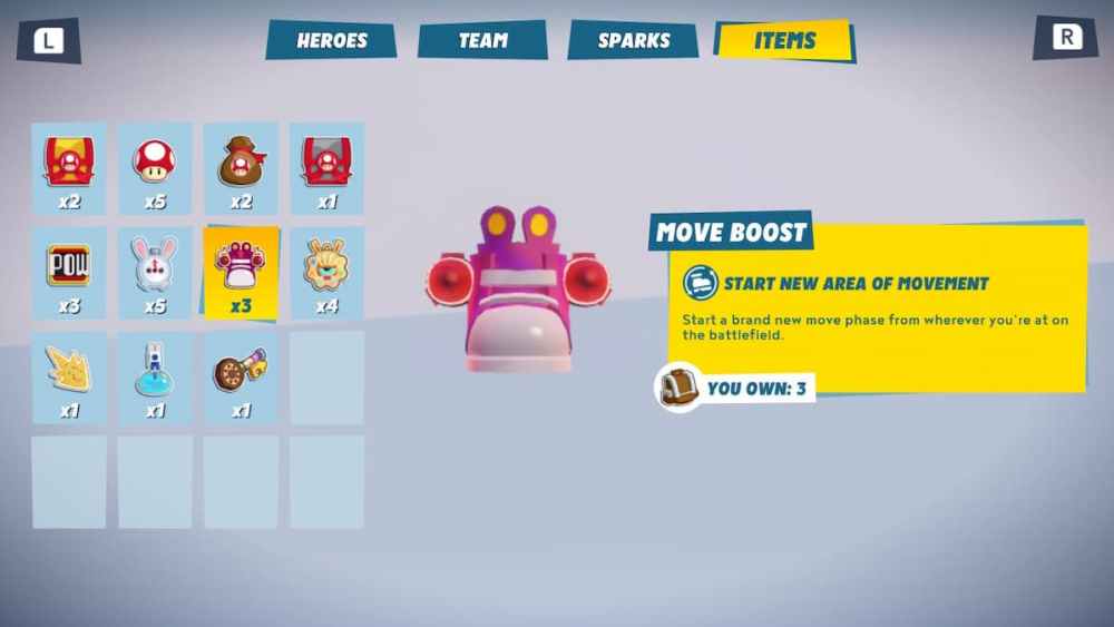 best items to buy first in Mario + Rabbids Sparks of Hope