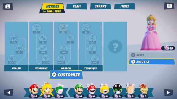 How to Customize Hero Skill Trees in Mario + Rabbids Sparks of Hope ...