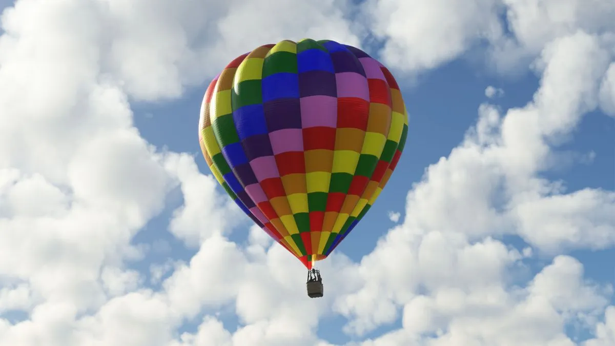 Microsoft Flight SImulator Hot Air Balloon